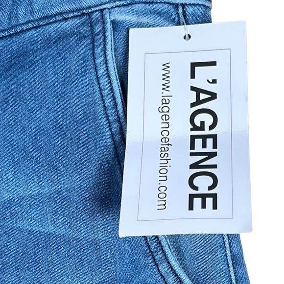 L’Agence Women’s Mid Rise Fly Front & Drawstring Waist Jeans Small NWT - Picture 4 of 11